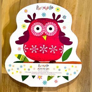 Portobello Activity Set NIB owl shaped